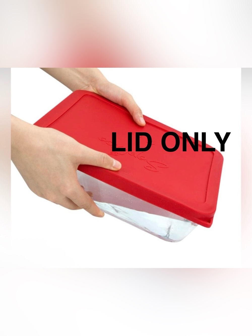 SOPHICO 11 Cup Rectangle Lids - Silicone
Storage Replacement Cover 7212 PC, RED